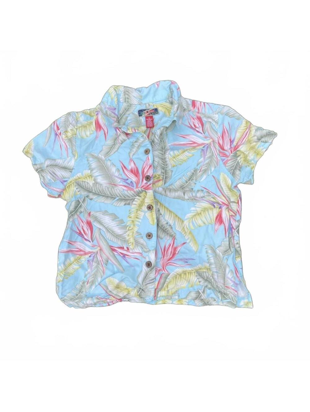 Women’s La Cabana Women's Short Sleeve Hawaiian Shirt Size M